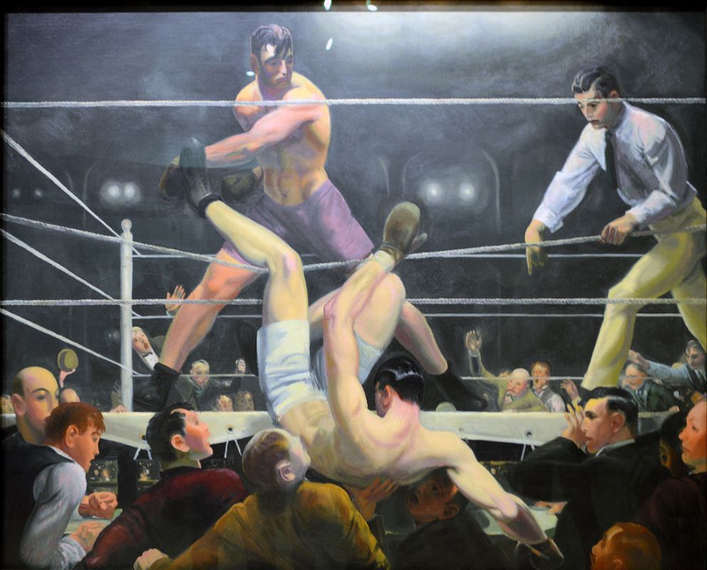 25 Dempsey and Firpo - George Bellows 1924 Whitney Museum Of American Art New York City